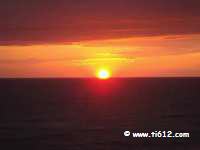 Click here to see video of view of sunset from our balcony