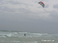 Kiteboarding the Big waves at Panama City Beach March 3, 2012
