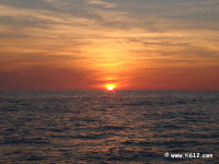 Spring Sunset from the beach @Tina's Treasure Island - Panama City Beach, March 17, 2012